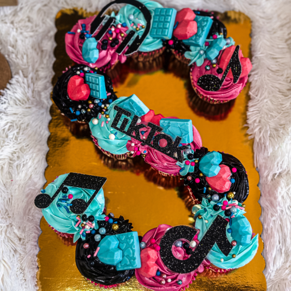 12+ ct Shaped Letter Cupcakes